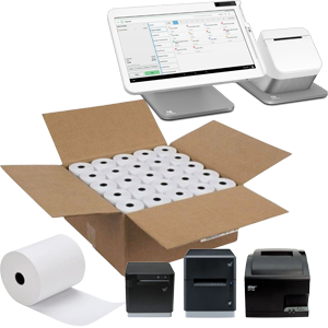 Paper Rolls 3-1/8"x180', 50 Rolls/Box