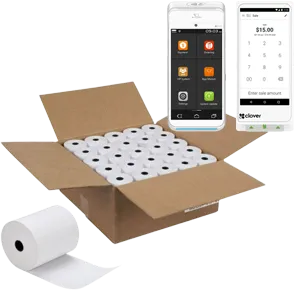 Paper Rolls 2-1/4″ x 50′ 100rolls/box